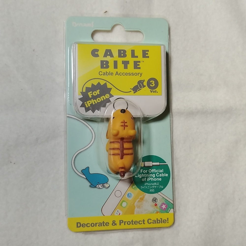 Dreams Cable BITE Phone Accessory Protects Cable Cord For iPhone - Tiger